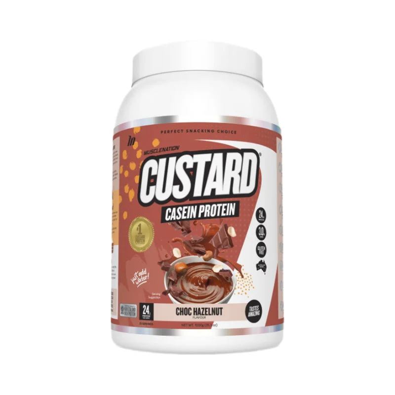 Muscle Nation Custard Casein Protein - All Supplements Gold Coast