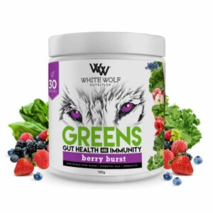 White Wolf Nutrition Greens Gut Health & Immunity - All Supplements Gold Coast