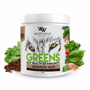 White Wolf Nutrition Greens Gut Health & Immunity - All Supplements Gold Coast