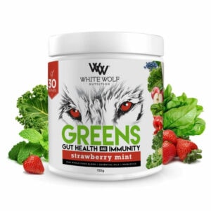 White Wolf Nutrition Greens Gut Health & Immunity - All Supplements Gold Coast