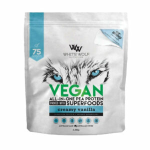 White Wolf Nutrition Vegan All In One Protein Packed With Super Foods - All Supplements Gold Coast