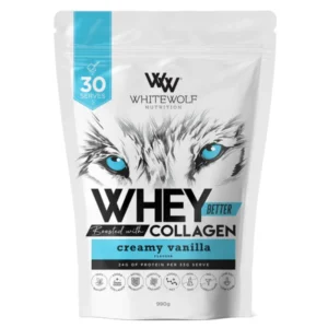 White Wolf Nutrition Whey Better Boosted With Collagen - All Supplements Gold Coast